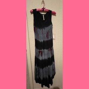 LONG TIE DYE DRESS. Never worn
